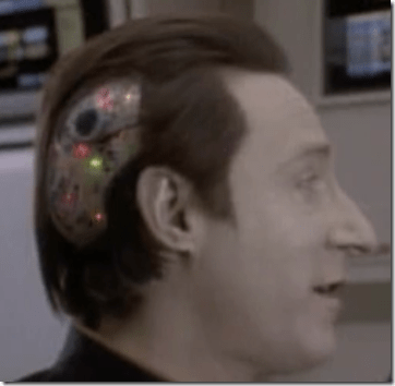 Inside Data's brain.